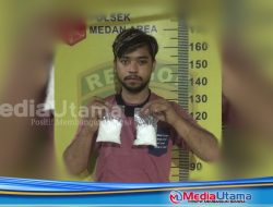 Polsek Medan Area Ringkus Bandar Sabu di Jalan Setia Budi