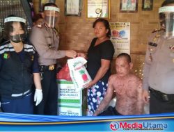 Kapolres Langkat Salurkan Bantuan dari Kapolda Sumut Kepada Warga Penderita Sindrom Stevens-Johnson