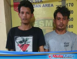 Tekab Polsek Medan Area Ringkus 2 Pelaku Curat di Jalan Pancasila