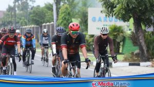 Gowes Sepeda, Kapoldasu Jaga Imunitas Tubuh dan Pantau Situasi Kamtibmas