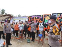 Kunker di Labuhan Batu, Kapoldasu Resmikan Kampung Tangguh