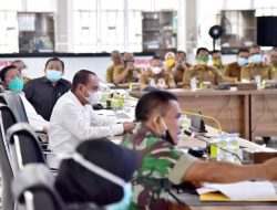 Pertemuan Camat dan Lurah se-Kota Medan, Gubernur: Ingatkan Warga Protokol Kesehatan