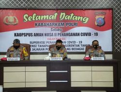 Berikan Arahan Percepatan Penanganan Covid-19, Kabaharkam dan Kapolda Sumut Kunker ke Polres Sergai