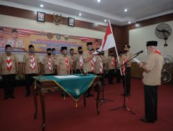 Bupati Asahan Lantik Kwarcab Gerakan Pramuka Asahan Masa Bakti 2019-2024