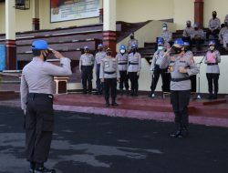 Brigjen Pol Mardiaz Pimpin Inspektur Upacara Pembinaan Tradisi