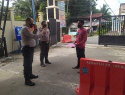 Masuk Mako Polres Madina Wajib Pakai Masker dan Patuhi Protokol Kesehatan