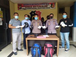 Kapolsek Medan Helvetia Bersama Jajarannya Ungkap 1 Kg Sabu di Jalan Ngumban Surbakti