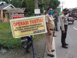 Pemerintah Kecamatan Air Joman Beserta Unsur Forkopimcam Gelar Operasi Yustisi