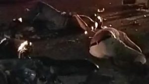 Sepeda Motor ‘Laga Kambing’ di Depan SPBU Sentang, Dua Pengendara Meninggal Dunia