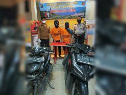Curi Motor dari Parkiran Indomaret, Dua Pemuda Ini Diringkus Polsek Medan Kota