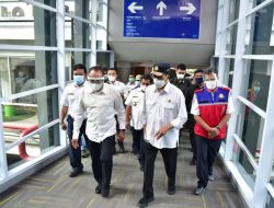 Menhub bersama Gubernur Sumut Tinjau Pembangunan Jalur KA Program Padat Karya