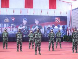Kapolda Sumut Hadiri Upacara HUT Korps Brimob ke-75 Secara Virtual