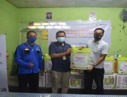 Lurah Kisaran Baru Menerima CSR PT. Pertamina Kisaran