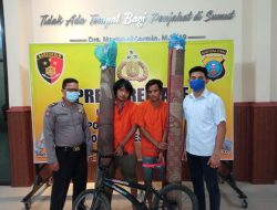 Dua Pelaku Spesialis Bongkar Rumah Kosong Diringkus Polsek Patumbak