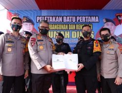Kapolda Sumut Letakan Batu Pertama Pembangunan dan Renovasi Rumah Dinas Sat Brimob Poldasu yang Terbakar 