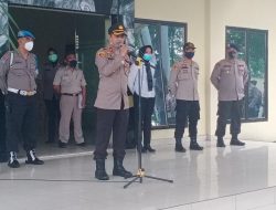 Kapolsek Sunggal Pimpin Apel Pergeseran Pasukan Pengamanan Pilkada 2020