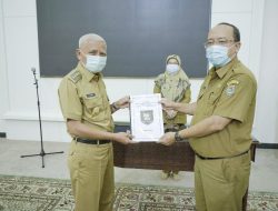 Serah Terima Pjs. Bupati Asahan Kepada Bupati Asahan
