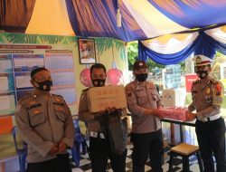 Pramuka Ikut Jaga di Pos YAN Panyabungan Ops Lilin Toba 2020, Ini yang Dilakukan AKP Septian Dwi Rianto