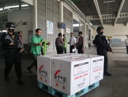 Tiba di Sumut, Polda Sumut Kawal ketat Vaksin Covid-19
