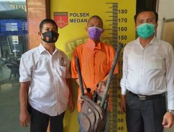 Curi Kabel Telkom, Pria Ini Diamankan Polsek Medan Area 
