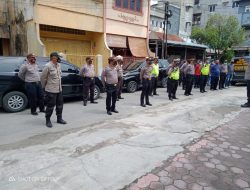 Kapolsek Medan Area Pimpin Apel Kesiapan PAM Tahun Baru Imlek 2021