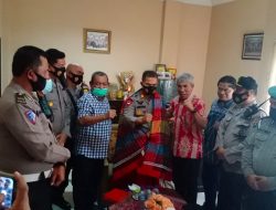 Kapolsek Percut Sei Tuan Kunker ke Kantor KONI Sumut