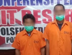 Kedapatan Kantongi Sabu, Dua Pria Ini Diringkus Polsek Medan Baru