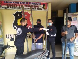 Tekab Polsek Medan Helvetia Berhasil Menangkap Pencuri Besi Kanopi Pagar Rumah