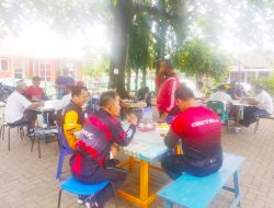 Polsek Medan Area Kembali Laksanakan Sabtu Gowes Bersama 