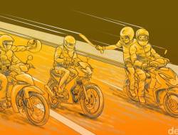 DETIK-DETIK KURIR PAKET LAWAN BEGAL, TANGAN HAMPIR PUTUS, MOTOR AMAN