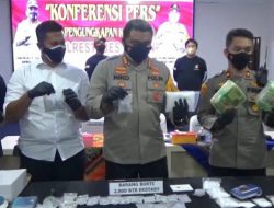 POLSEK HELVETIA GAGALKAN PENYELUNDUPAN SABU DAN EKSTASI