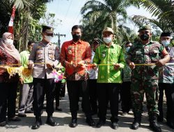 WABUP SERGAI HADIRI SYUKURAN PERESMIAN JALAN DESA SIALTONG DI KECAMATAN KOTARIH