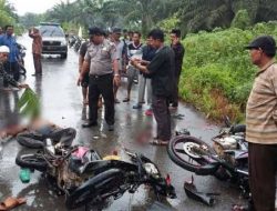 2 MOTOR LAGA KAMBING DI PEMATANGSIANTAR, 1 ORANG TEWAS