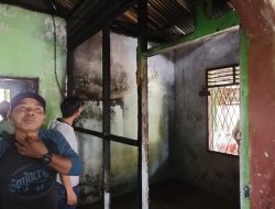 KEBAKARAN DI DUSUN 4 DESA KOTASAN TEMPAT TIDUR DAN LEMARI TERBAKAR