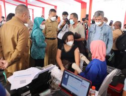 OMICRON MELUAS PEMPROVSU DAN TP PKK SUMUT GANDENG GRAB GELAR VAKSINASI BOOSTER TARGETKAN 6.000 WARGA