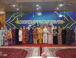 SILATURAHMI PENGAJIAN SEJUTA UMAT, NAWAL LUBIS TEPUNG TAWARI IBU-IBU FORKOPIMDA SUMUT
