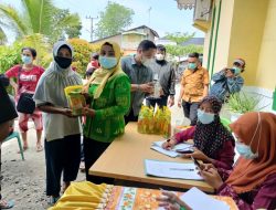 PERDANA PEMKAB SERGAI GELAR PASAR MURAHG SEKALIGUS VAKSINASI DI TANJUNG BERINGIN DAN DOLOK MASIHUL