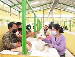 PEMKAB SERGAI GELAR PASAR MURAH DI SEI RAMPAH DAN TELUK MENGKUDU DAN BESOK DILANJUTKAN DI PERBAUNGAN