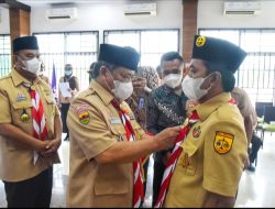 WABUP DELISERDANG LANTIK PUSBAKUM GERAKAN PRAMUKA DELISERDANG
