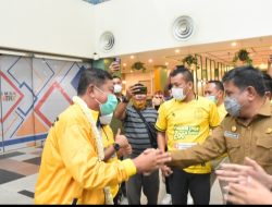 PEMKAB DELI SERDANG SAMBUT TIM PSDS DI BANDARA KNIA