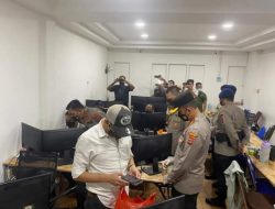 Kapolda Sumut Pimpin Penggerebekan Lokasi Pengendali Judi Online di Kawasan Elit