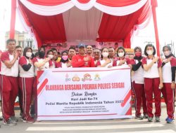 HUT Ke-74 Polwan, Polres Sergai Gelar Berbagai Kegiatan