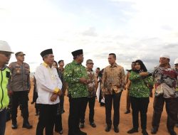 Wagub Sumut Tinjau Perkembangan Pembangunan Bandara Madina di Sodojadi