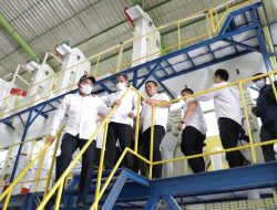 Gubsu Tinjau Mesin Penggilingan Padi Modern di Sergai