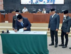 Ranperda P-APBD Sumut 2022  Sebesar Rp 13,386 Triliun Lebih Disahkan