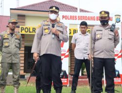 Antisipasi Unras Tolak Penyesuaian Harga BBM, Polres Sergai Gelar TFG