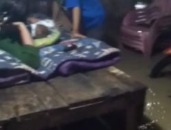 Hujan Deras, Puluhan Rumah Terendam di Marbau Selatan Labura