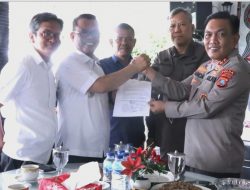 Kapolda Sumut Fasilitasi Penyerahan Tanah Ompu Buntulan Manurung untuk Pembangunan Parawisata