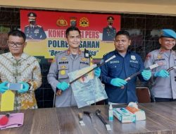 Buat Konten Video Acungkan Sajam di Medsos, 7 Anak Diamankan Polres Asahan