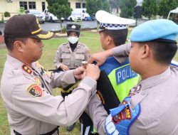 Kapolres Sergai Pimpin Apel Gelar Pasukan Operasi Zebra Toba 2022 